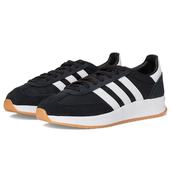 NWT adidas Men\'s Run 72 Sneaker, Black/White-SZ  11 main image 5
